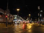 夜のヘルシンキ市中心