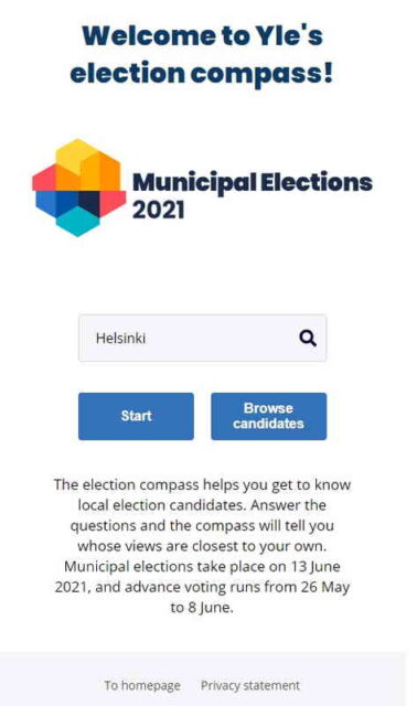 選挙で誰を選べばいいの？フィンランドの面白い選挙ガイド「Yle’s Election Compass」 | キートスショップ